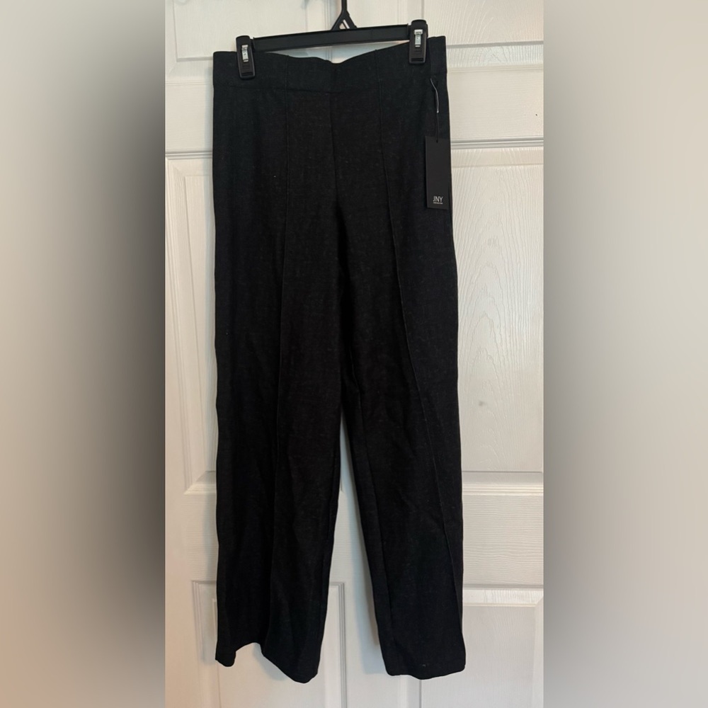 Jones New York Women’s Black Dress Pant Wide Leg High Rise Size Small